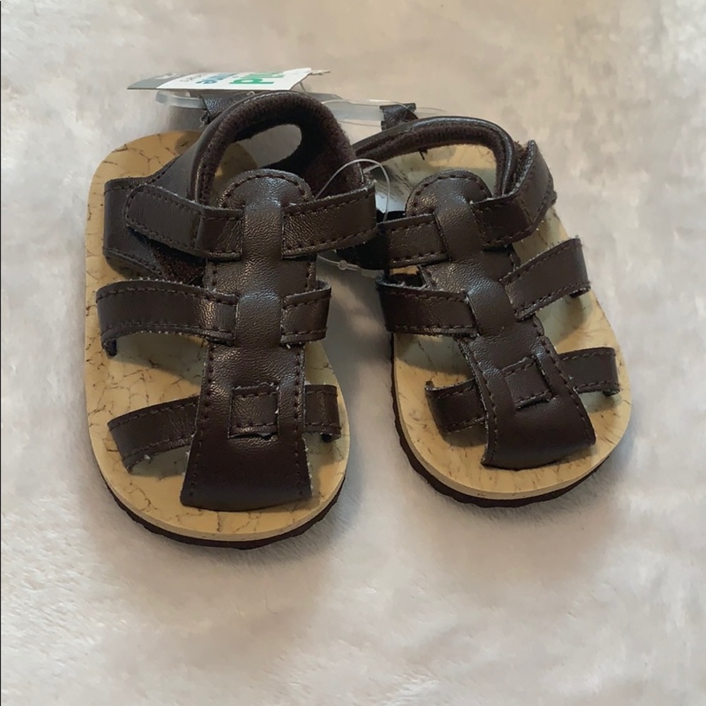 Carters child of mine Baby boy crib sandals NWT